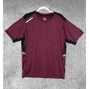 Liberty Pro‎ Reflective Stripe Athletic Running Shirt Men Size XL Stretch